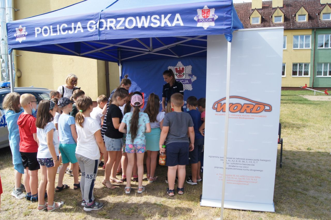 Egzamin na kartę rowerową Egzamin na kartę rowerową w Szkole Podstawowej w Różankach