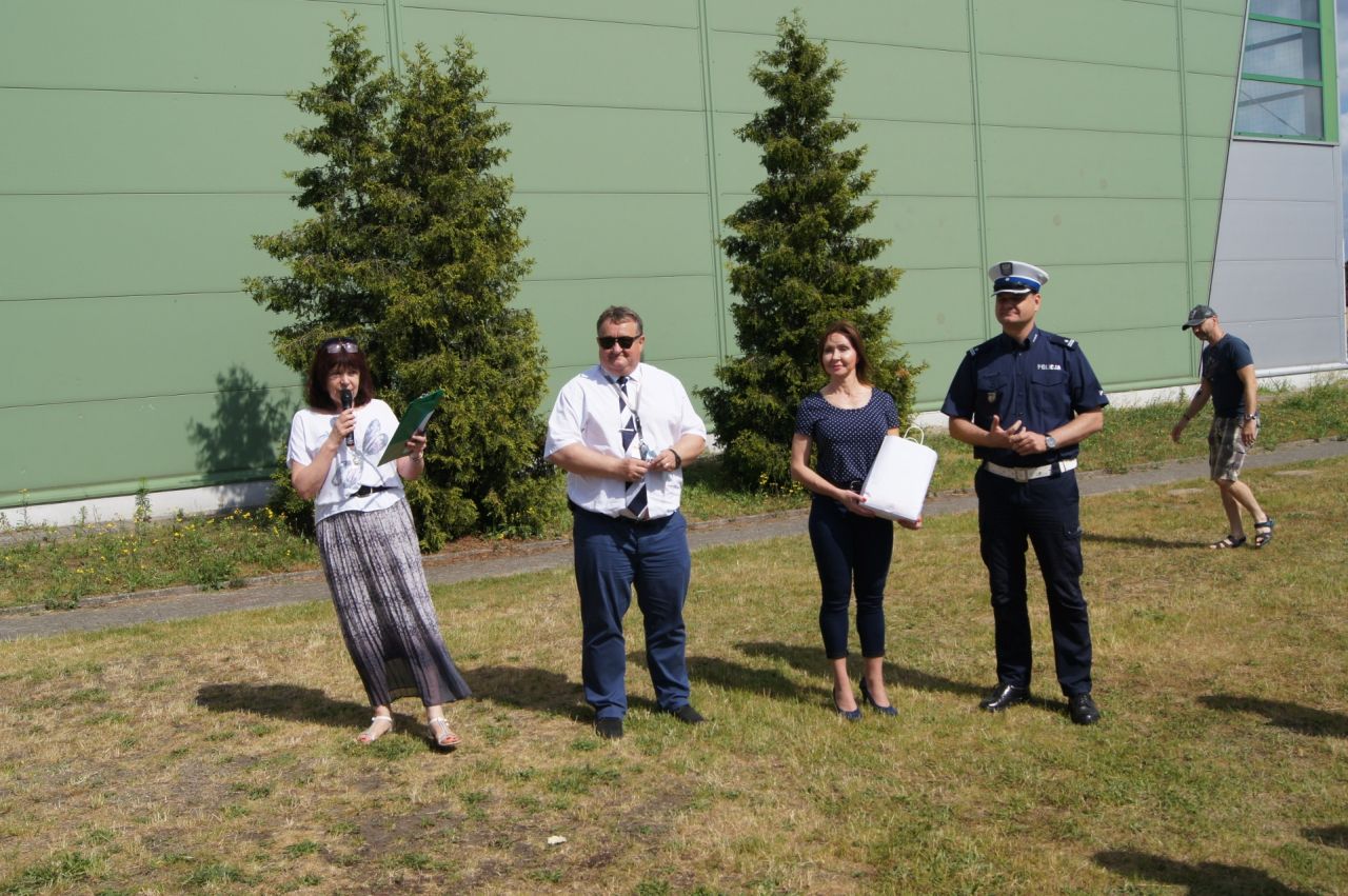 Egzamin na kartę rowerową Egzamin na kartę rowerową w Szkole Podstawowej w Różankach