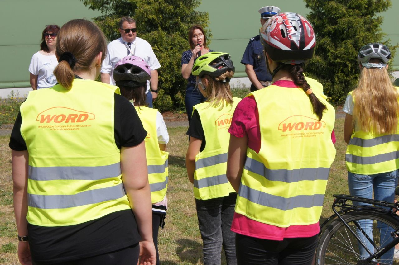 Egzamin na kartę rowerową Egzamin na kartę rowerową w Szkole Podstawowej w Różankach