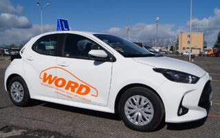Samochód egzaminacyjny Toyota Yaris