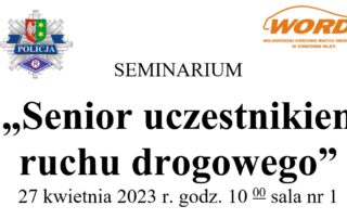 Senior uczestnikiem ruchu drogowego