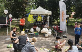 Lubuski Piknik Zdrowia stoisko WORD , dzieci