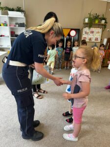 Spotkanie z dziećmi z Miejskiego Przedszkola nr 9