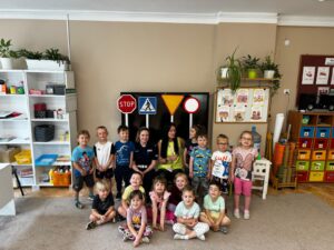 Spotkanie z dziećmi z Miejskiego Przedszkola nr 9